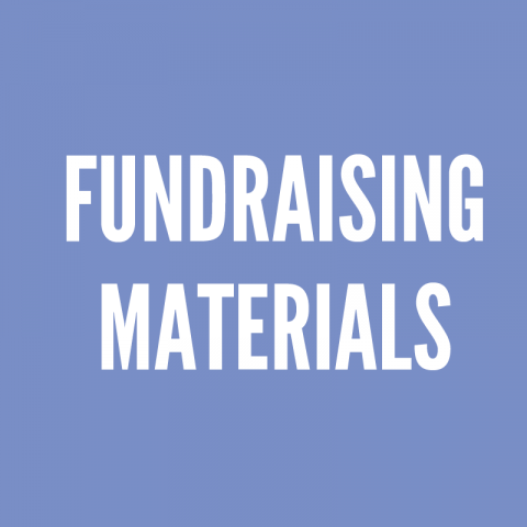 FUNDRAISING MATERIALS