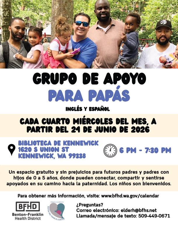 Fatherhood Support Group Flyer Spanish