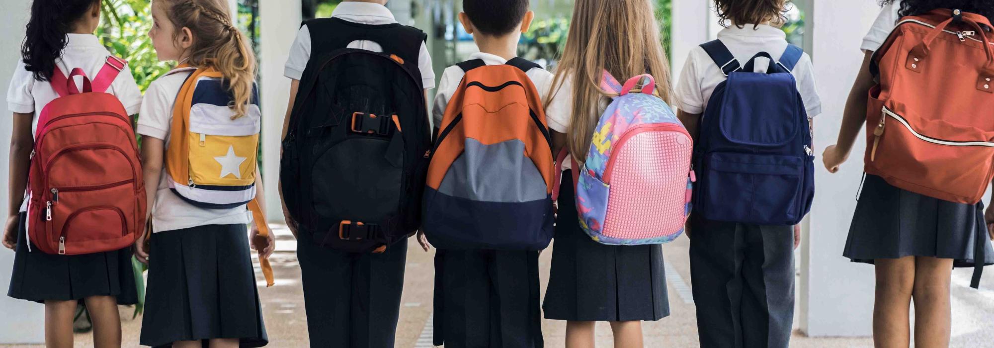 Children in a line